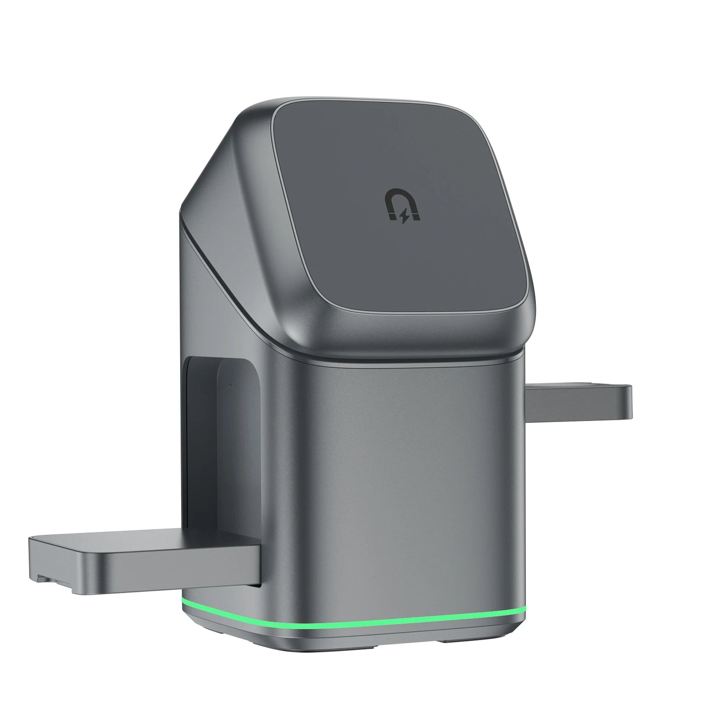 3 in 1 Charging Station Rotating Wireless Charger Stand