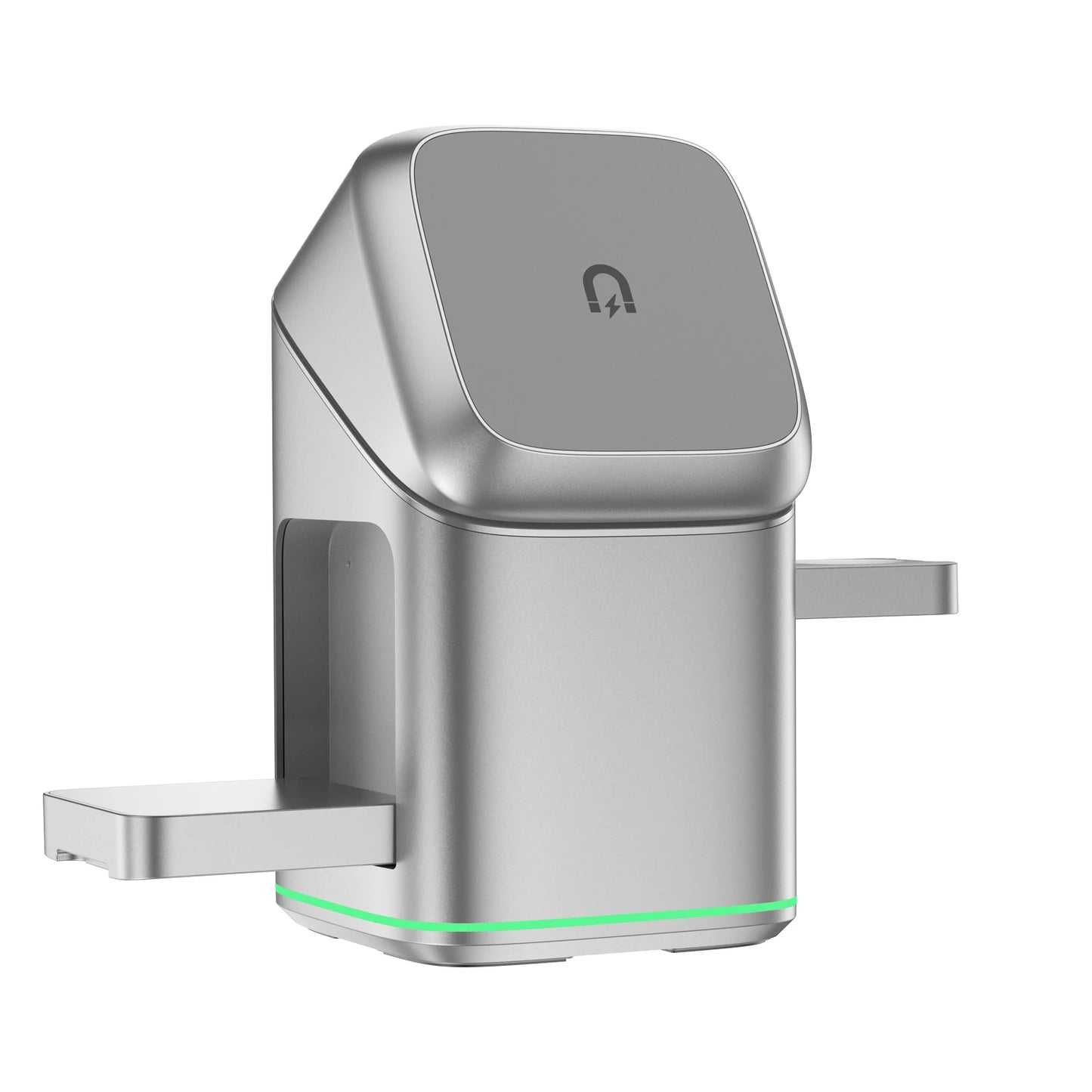3 in 1 Charging Station Rotating Wireless Charger Stand